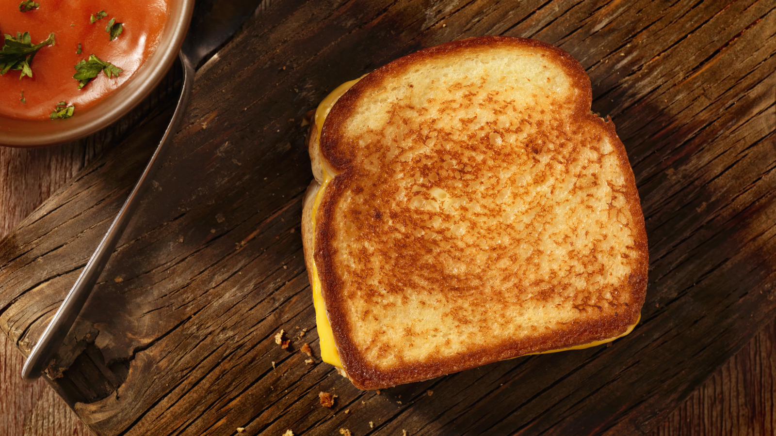 A Touch Of Tomato Sauce Makes For A More Savory Grilled Cheese
