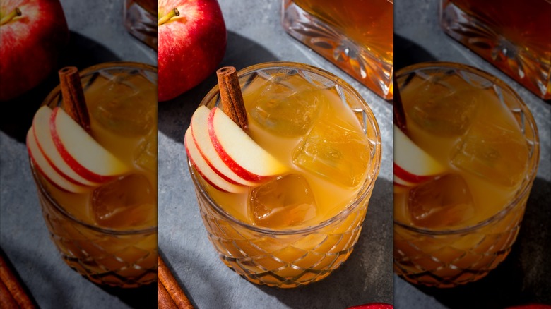 Apple cider bourbon old fashioned.
