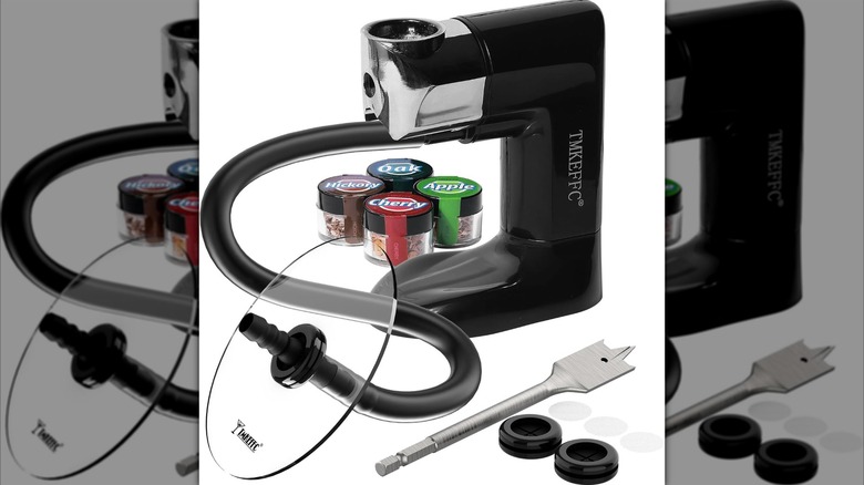 mirrored image of Tmkeffc Portable Smoking Gun on white background