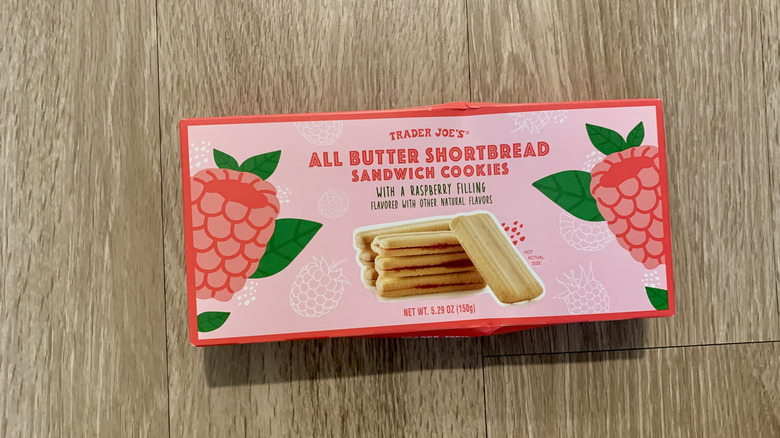 Trader Joe's shortbread sandwich cookies