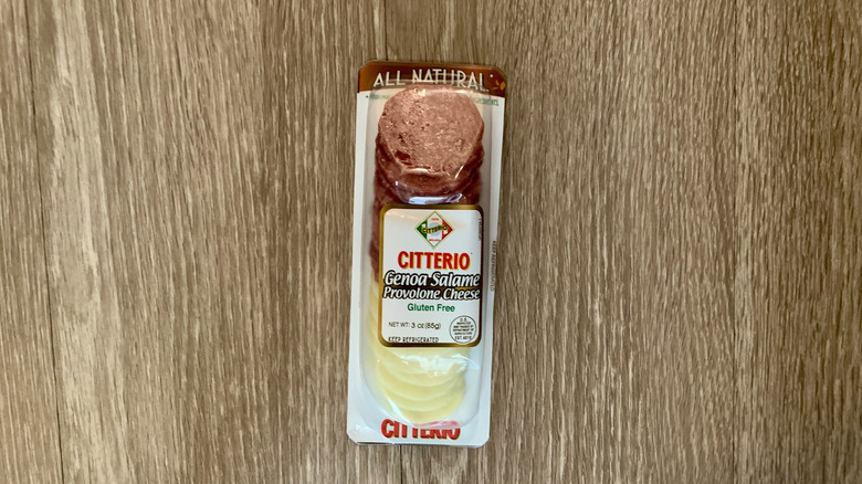 Trader Joe's salami provolone cheese