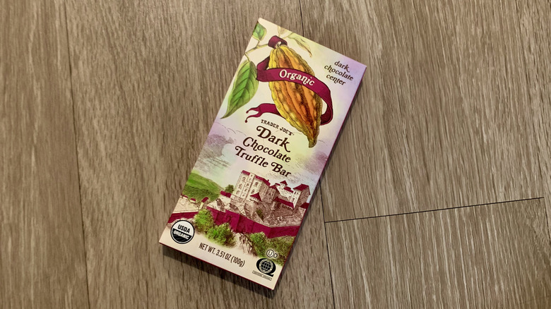 Trader Joe's chocolate truffle bar