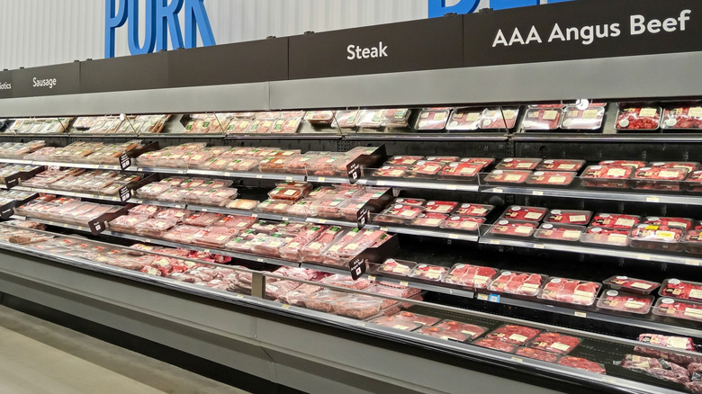 Walmart meat department