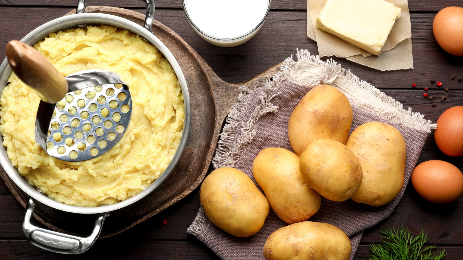 Add Egg Yolks For Richer And Creamier Homemade Mashed Potatoes