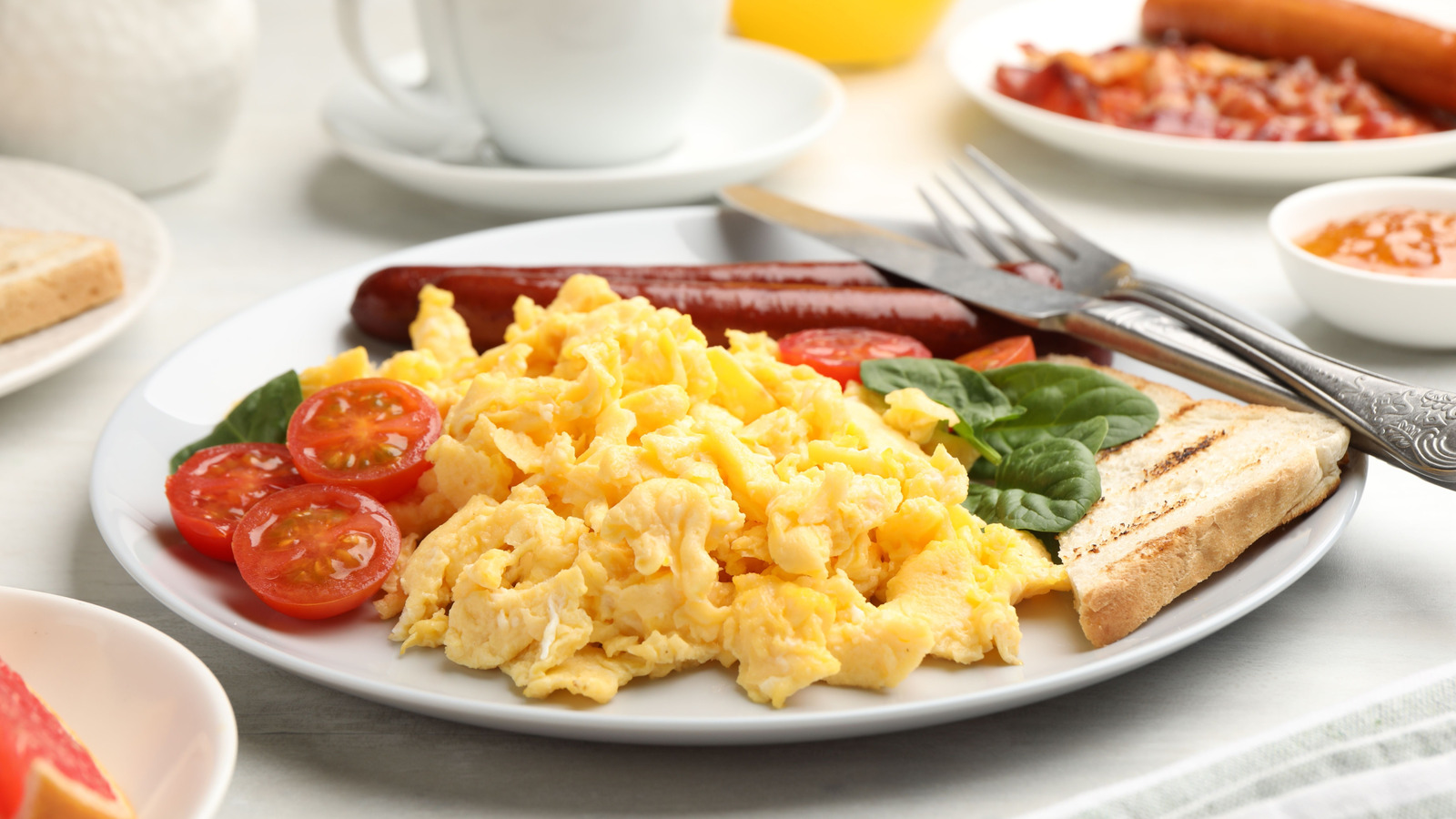 Add This Canned Pantry Staple To Scrambled Eggs For A Kick Of Flavor