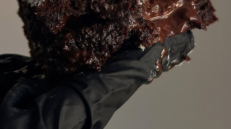 dark chocolate miso brownies