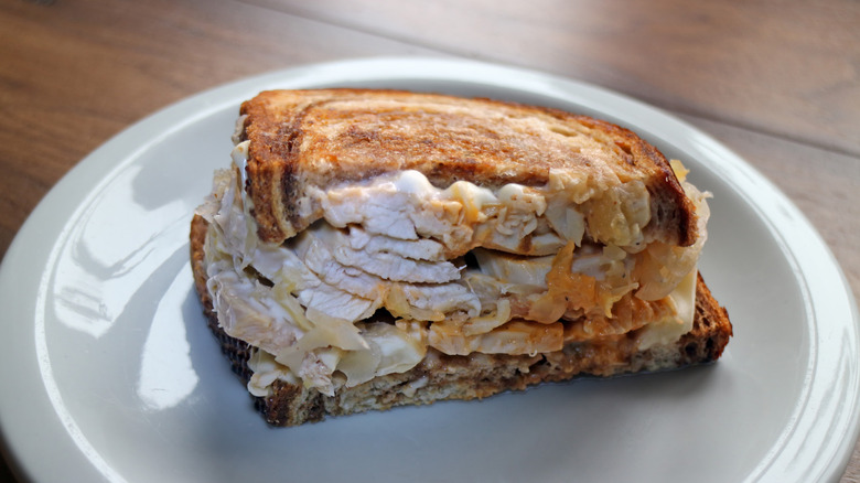 Rachel sandwich with Russian dressing