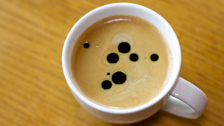 coffee made with oil