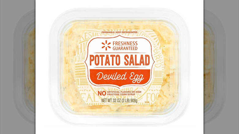 Tub of Freshness Guaranteed Deviled Egg Potato Salad from Walmart