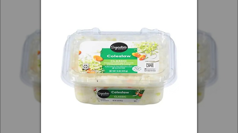 Plastic container of Signature Select Classic Cole Slaw from Safeway