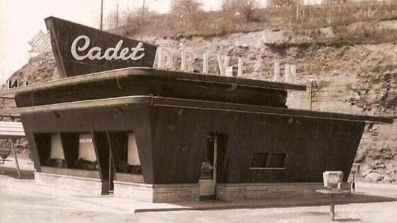 Vintage photo of Cadet Restaurant.