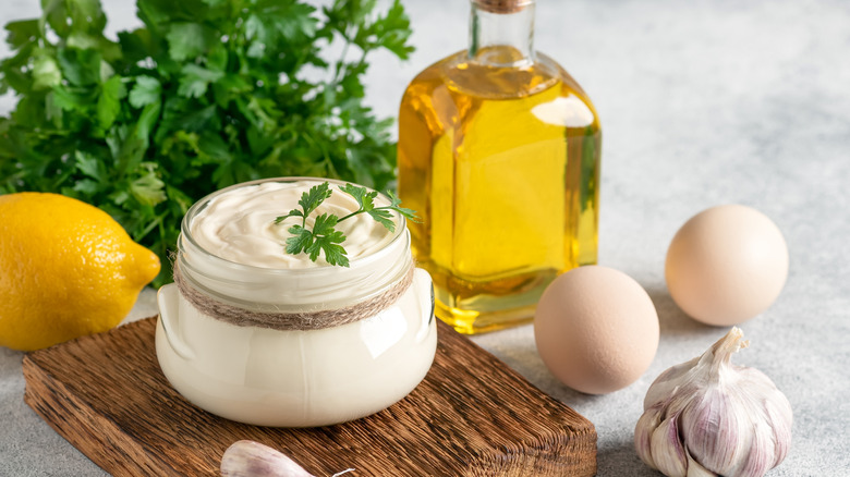 Aioli garlic, olive oil, eggs
