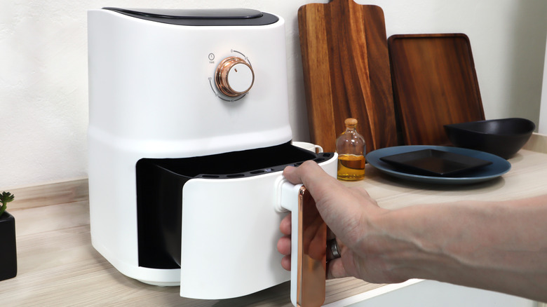 air fryer on a counter