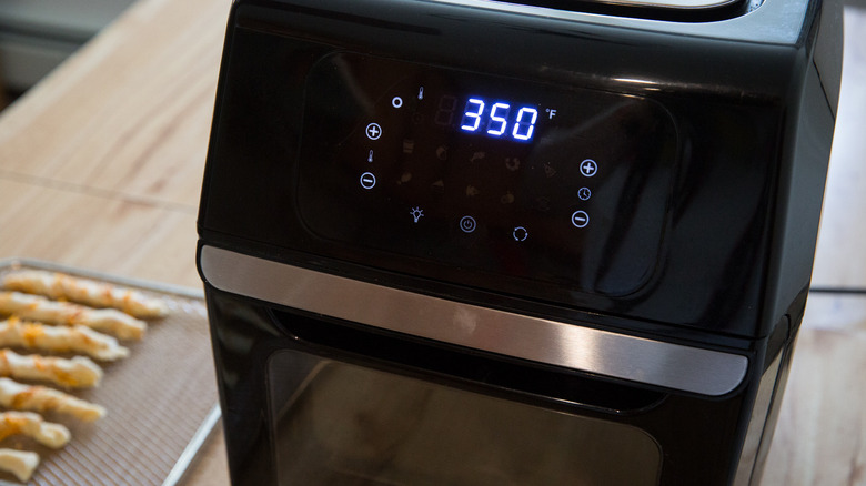 air fryer preheated to 350