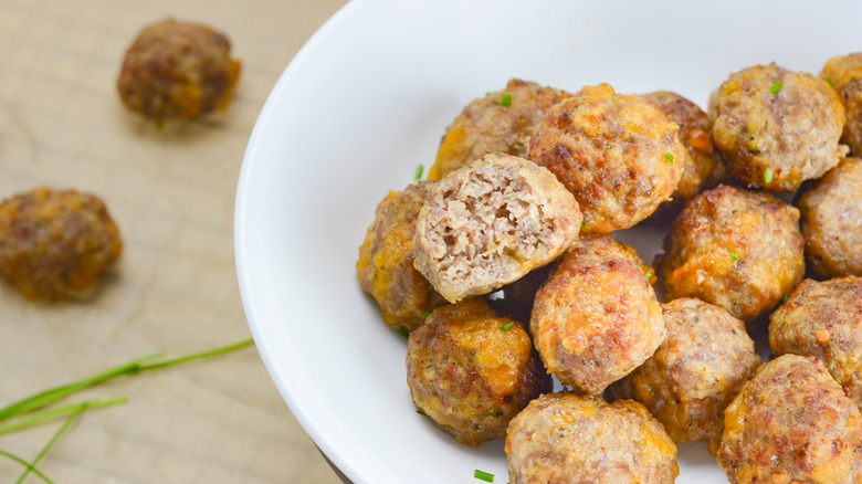 sausage cheese meatballs