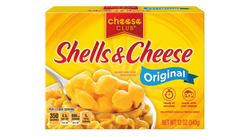 Aldi Cheese Club Shells and Cheese