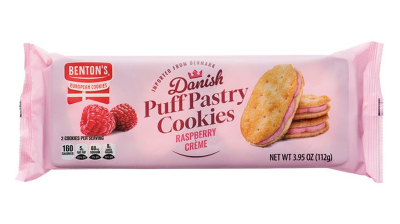 Benton's Danish Raspberry Crème Puff Pastry Cookies