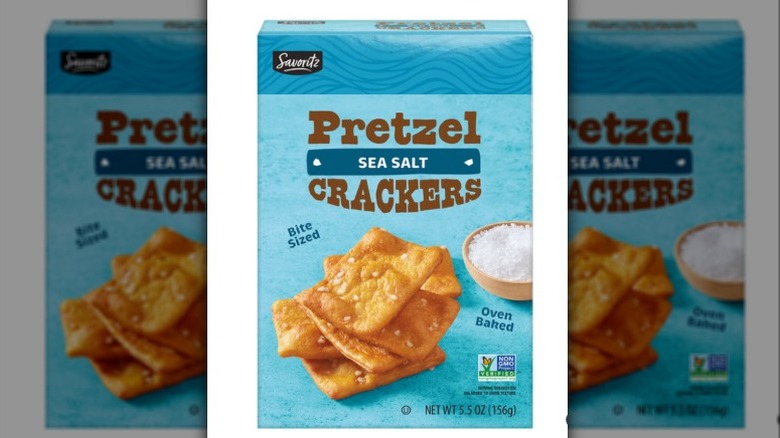 Savoritz pretzel crackers with sea salt
