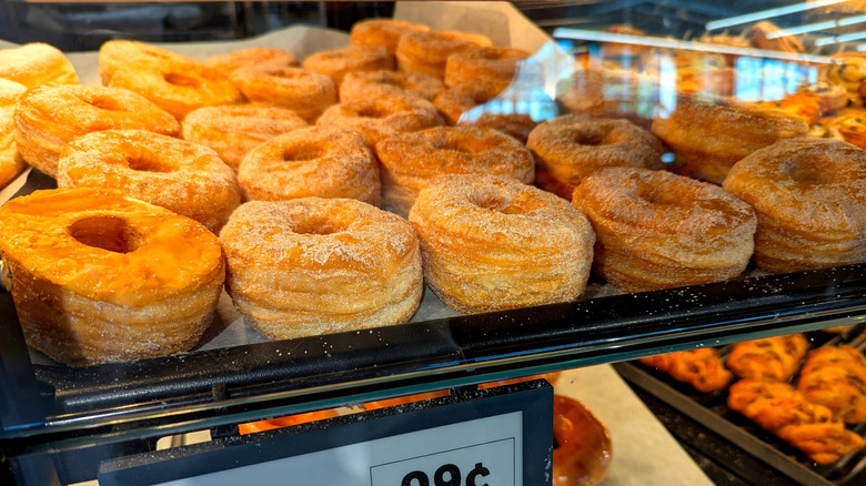bakery items displayed on shelf