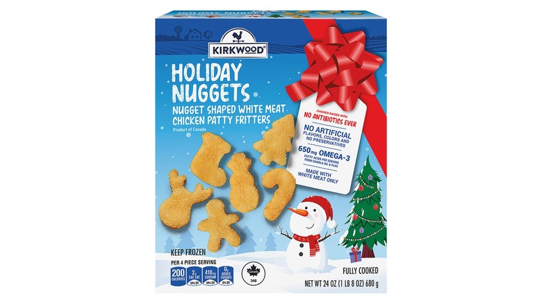 A box of Kirkwood holiday nuggets from Aldi