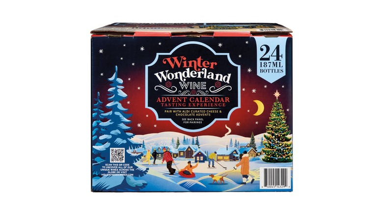 Aldi's Winter Wonderland wine advent calendar