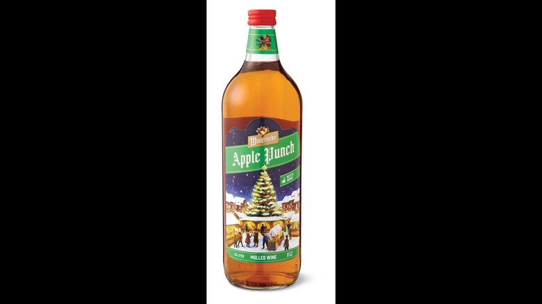 Bottle of festive Apple Punch