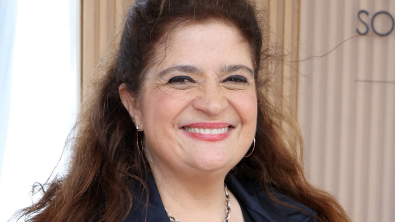 Closeup of Alex Guarnaschelli smiling for a photo