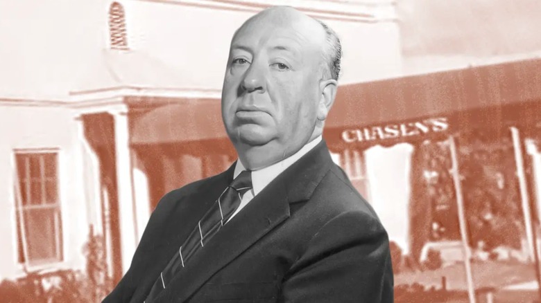Alfred Hitchcock and Chasen's restaurant