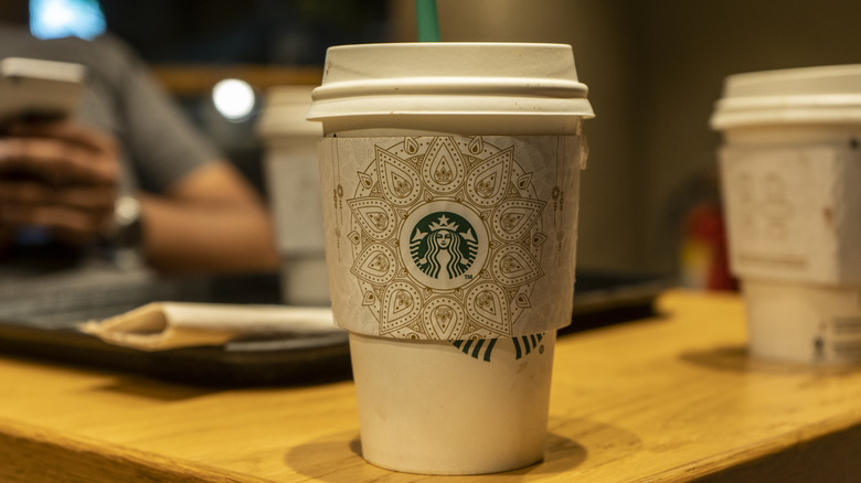 Diwali Starbucks cup in Mumbai