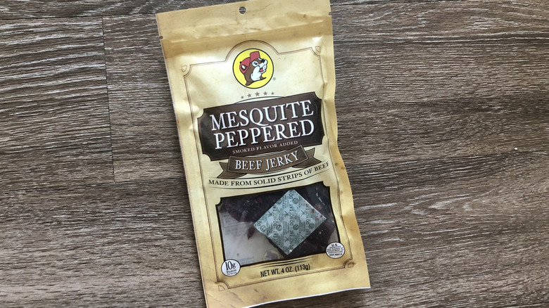 Buc-ee's Mesquite Peppered beef jerky