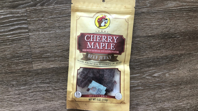 Buc-ee's Cherry Maple beef jerky