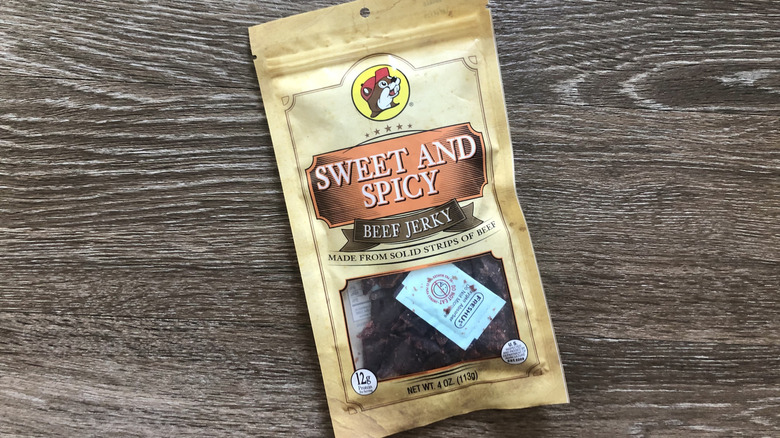 Buc-ee's Sweet & Spicy beef jerky