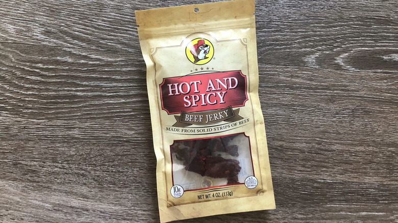 Buc-ee's Hot & Spicy beef jerky