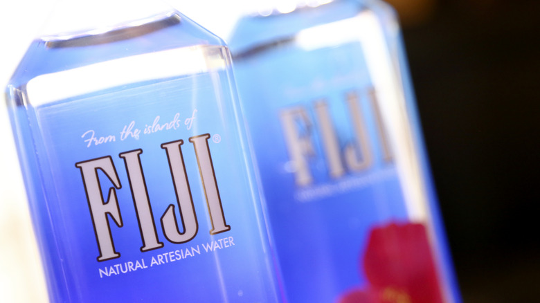 Fiji water bottle label