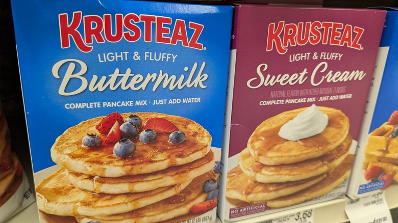 boxes of krusteaz pancake mix