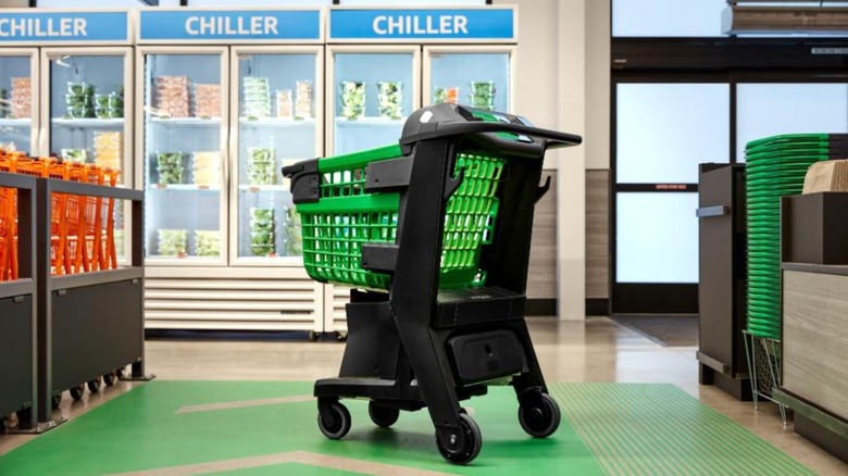 Amazon Dash Cart in store