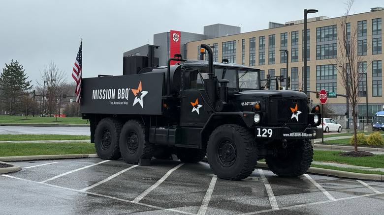 Mission BBQ promotional truck