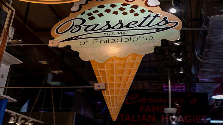 bassett's ice cream sign