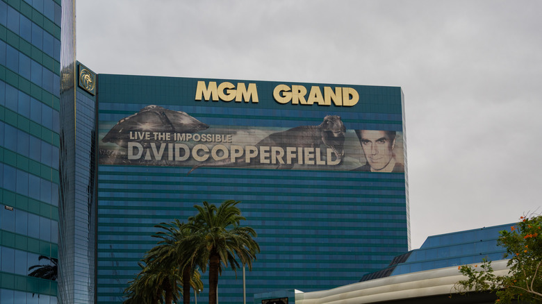 MGM Grand Buffet building on the Las Vegas Strip