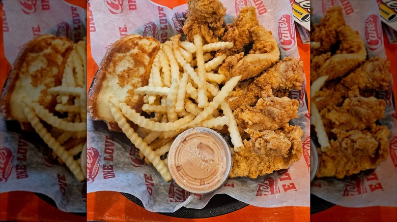Raising Cane's chicken and fries