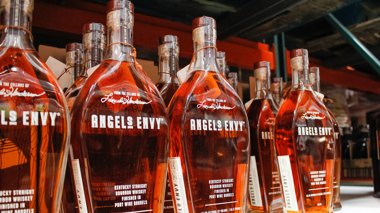 Angel's Envy whiskey bottles 