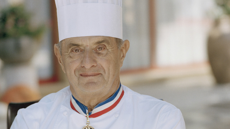 Chef Paul Bocuse smiling
