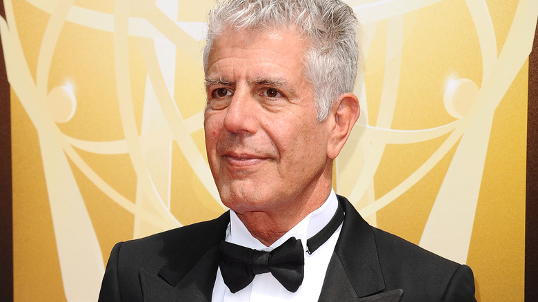 Anthony Bourdain at the Emmy's.
