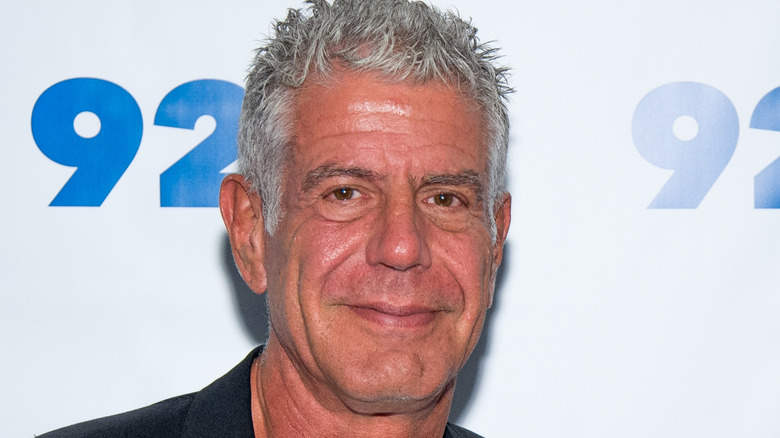 anthony bourdain on red carpet