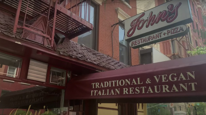 John's 12th Street restaurant sign