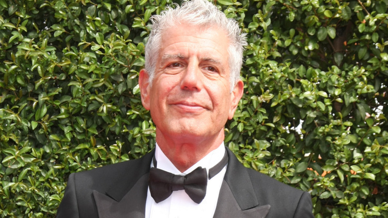 Anthony Bourdain smiling