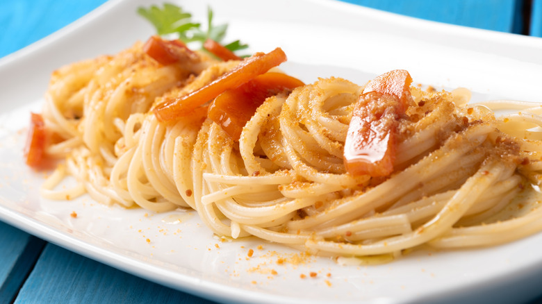 Pasta with bottarga