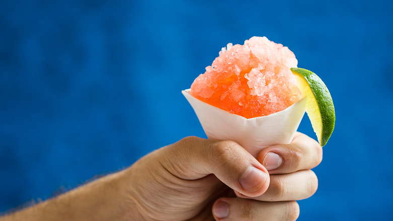 Aperol Snow Cone