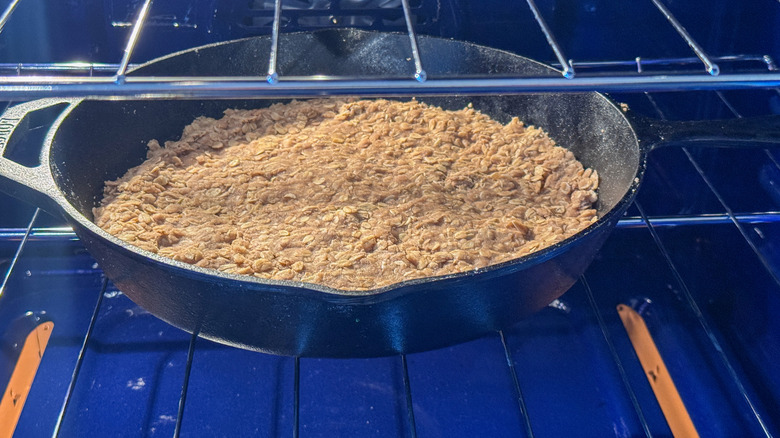 crust in oven