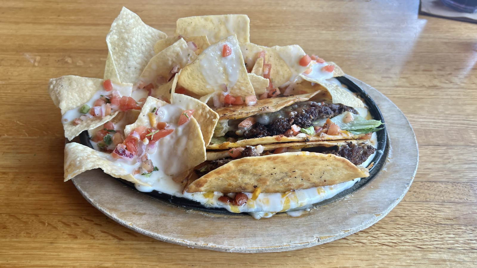 Review: Applebee's O-M-Cheese-Adilla Burger Proves There Is Such A Thing As Too Much Cheese